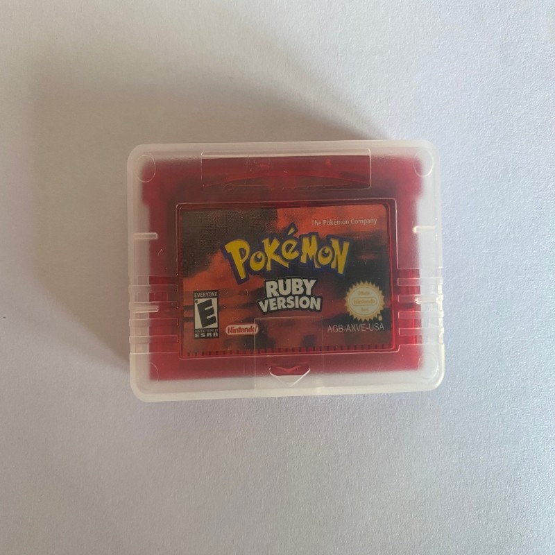 1pc Game Card Ruby GBM GBA For Pokemon US SELLER