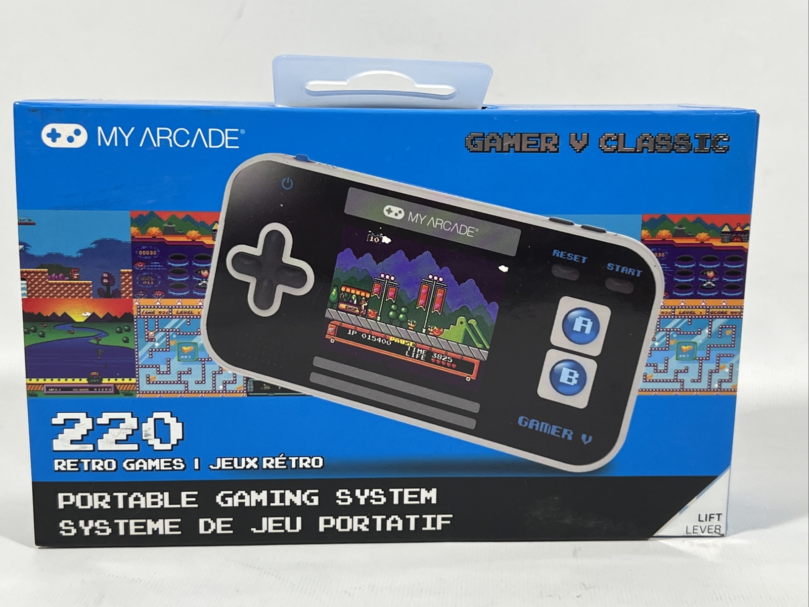 My Arcade Pocket Player Portable Gaming System 220 Retro Games NEW
