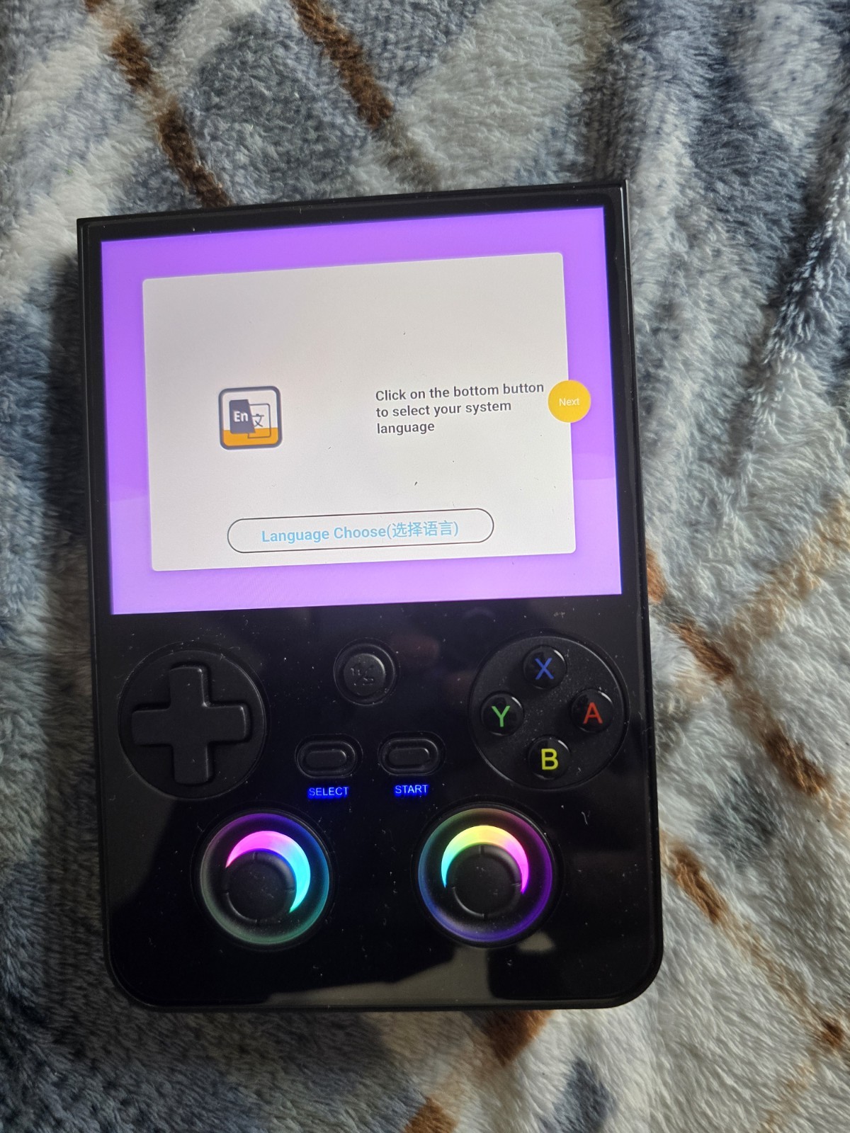ANBERNIC RG477V 12GB/256GB Black with accessories