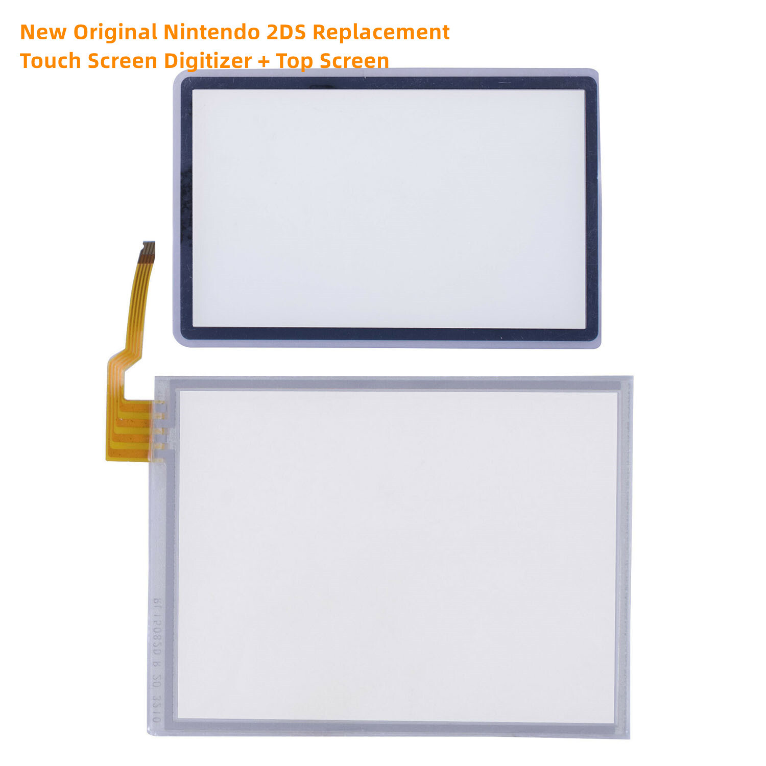 New For Nintendo 2DS Replacement Touch Screen Digitizer + Top Screen US