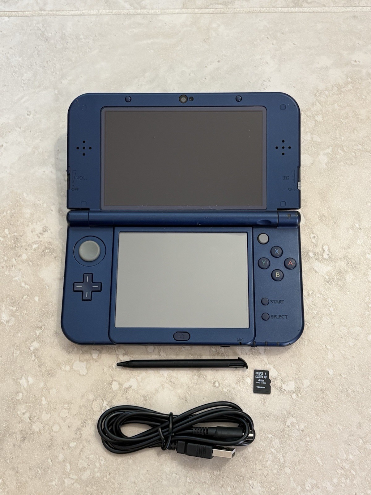 New Nintendo 3DS LL XL Metallic Blue Region Free USA Seller Very Good Condition