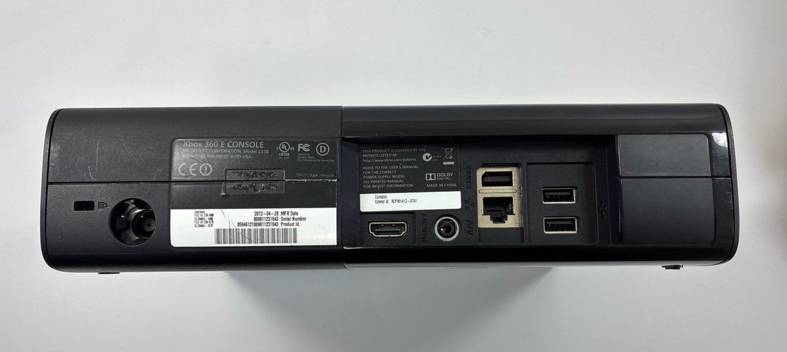 Xbox 360 E Console (For Parts)