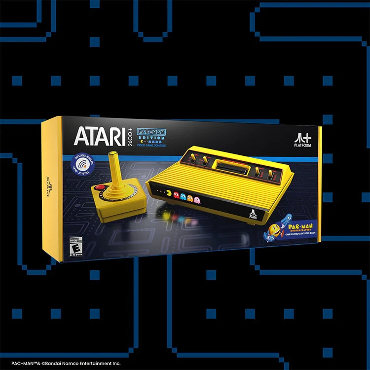 Atari 2600+ Pac Man Edition Console, Game & Joystick MSRP $170