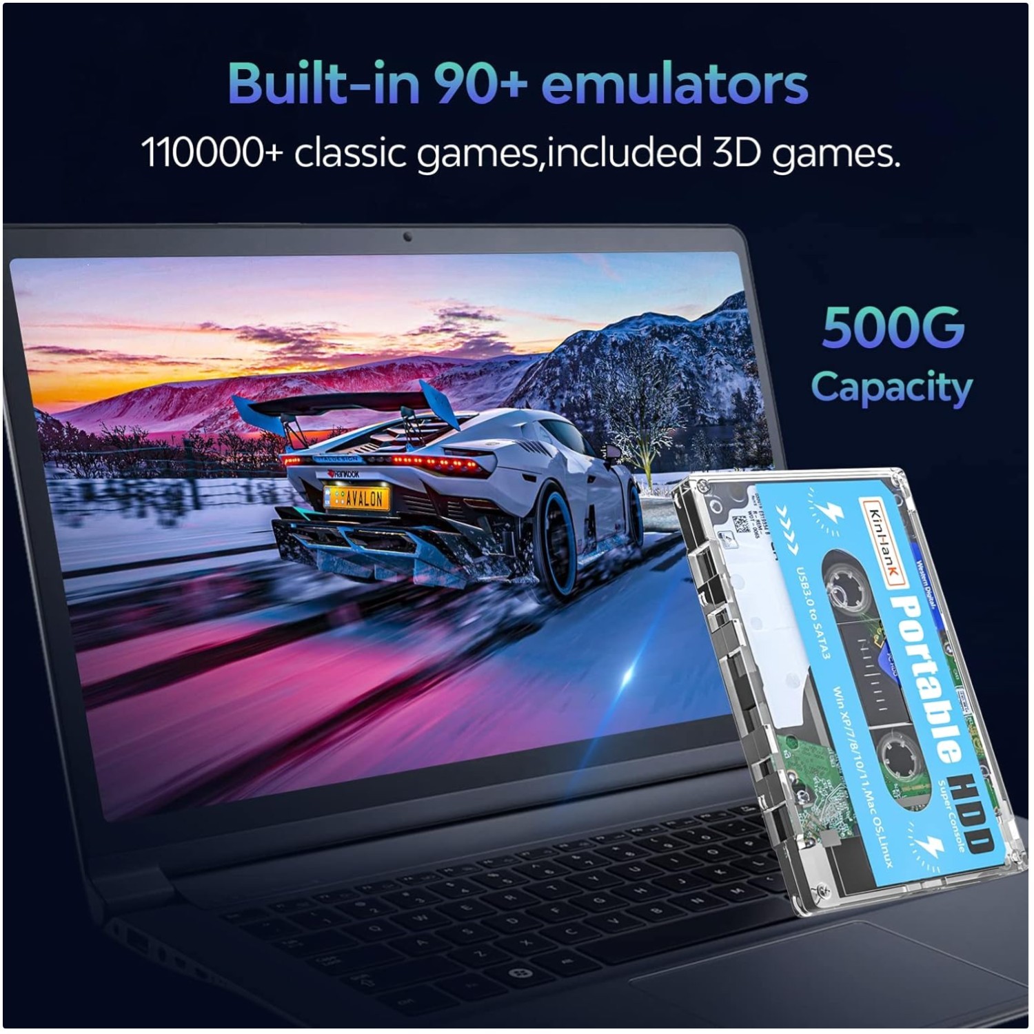 Batocera 33 Game System Compatible Drive
