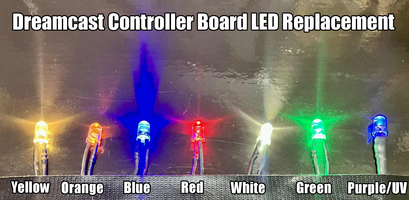 Dreamcast Controller Board Upgrade kit w/ Optional LED – Latest 2025 – Fast Ship