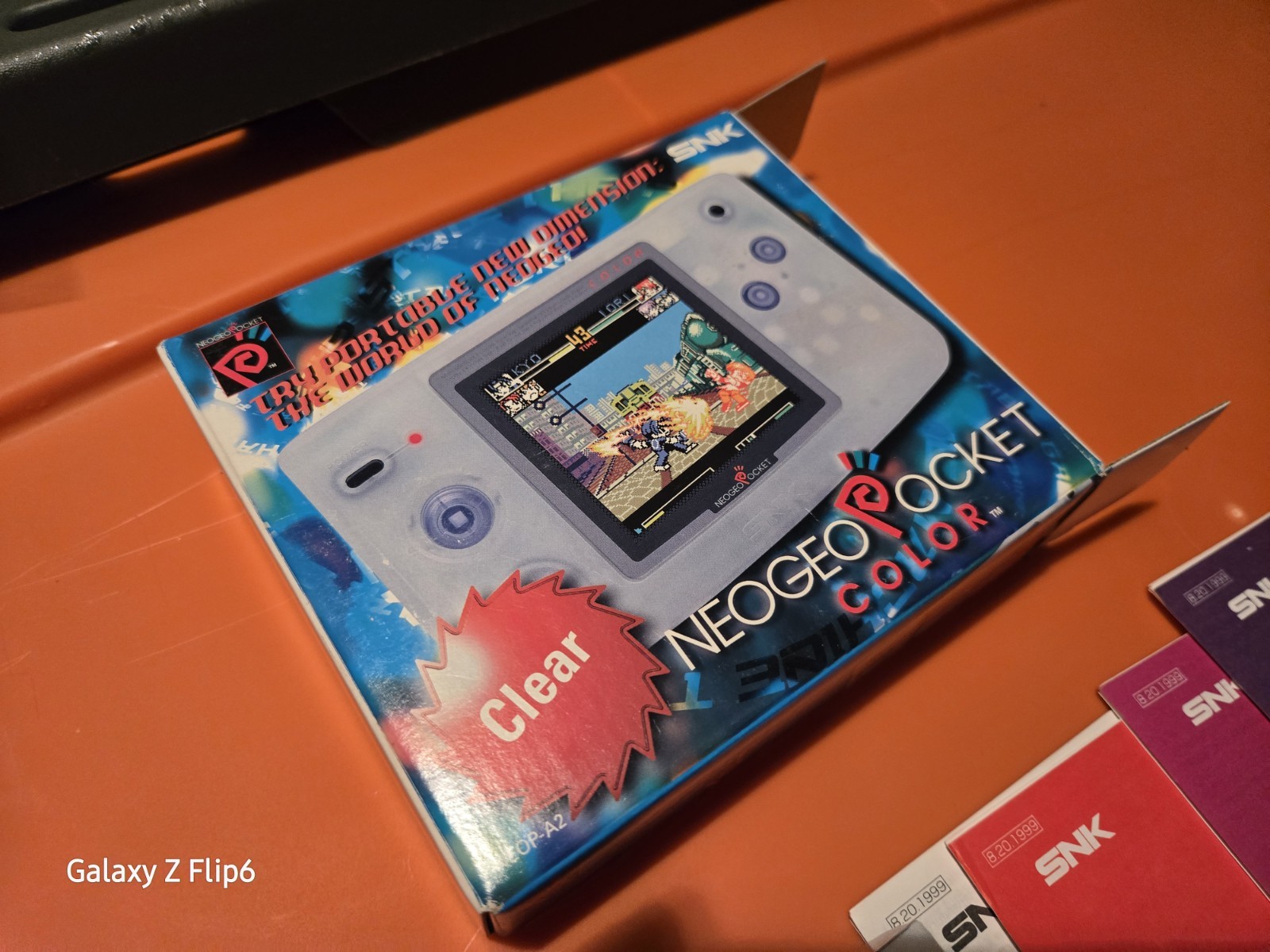 NEW SNK Neo Geo Pocket Color Clear Console *RARE- WESTERN EDITION* Free SHIPPING