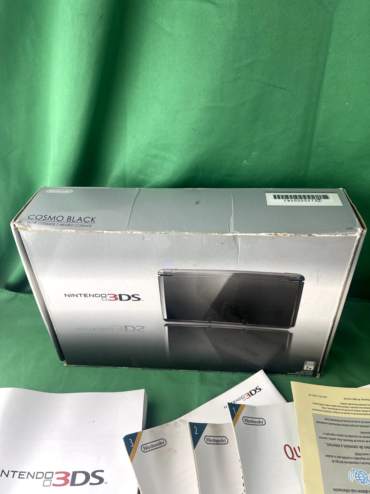 Nintendo 3DS Cosmo Black Box Only (NO CONSOLE)