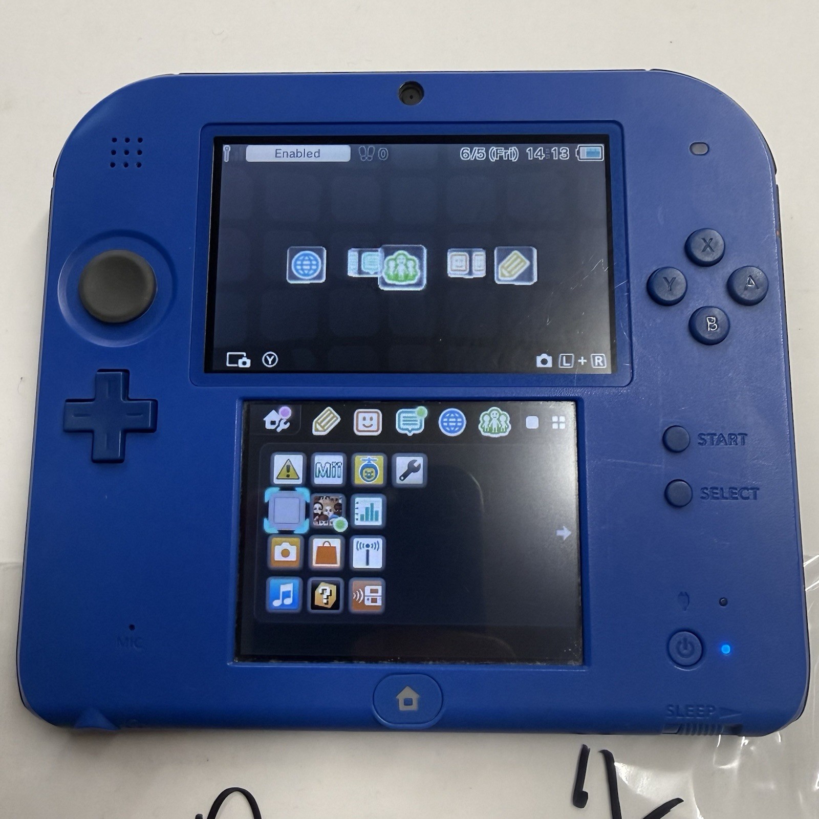 Defective 3ds – Nintendo 2ds 4GB Console Blue Doesn’t Read Games #1