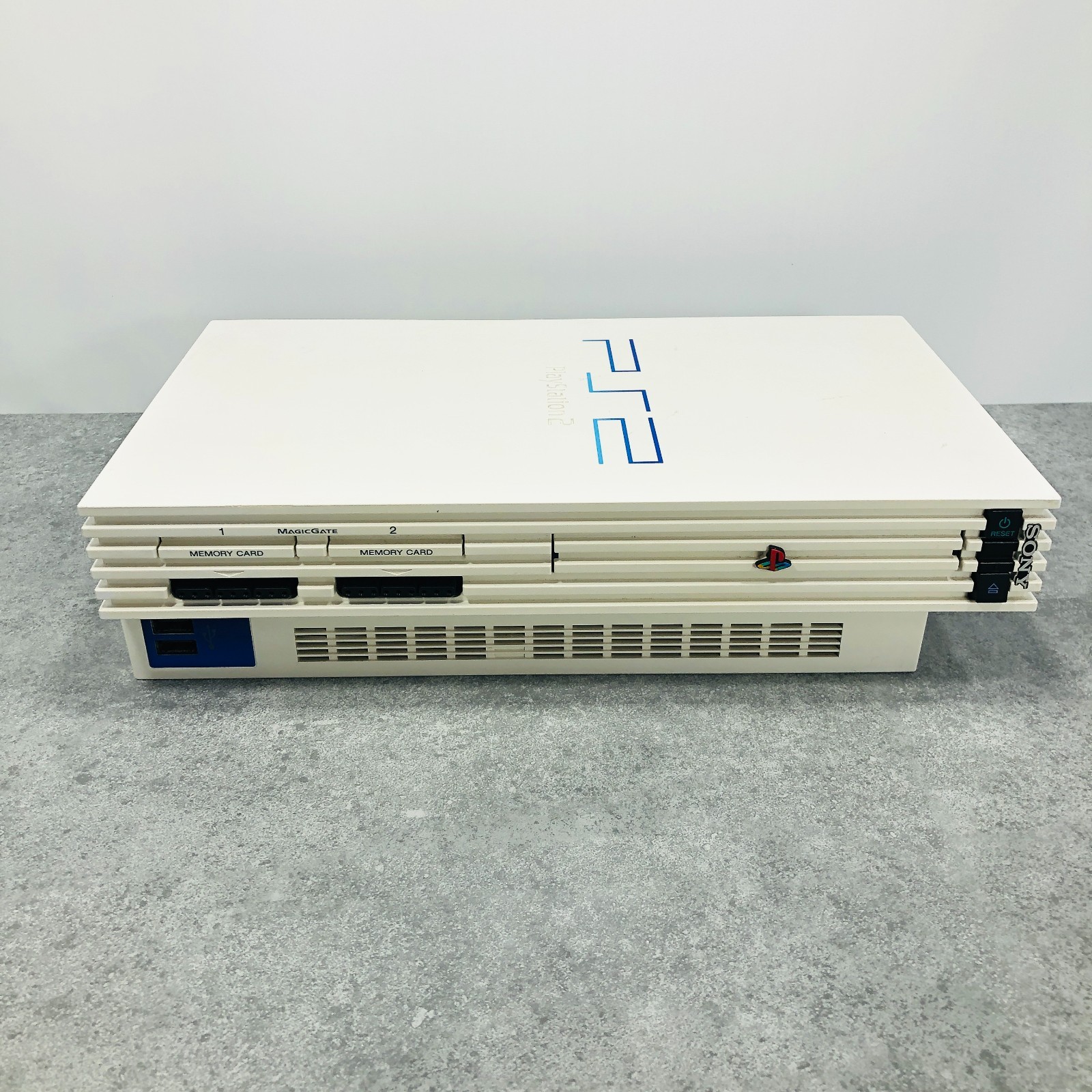 [EX+3] Sony PS2 Playstation PS 2 SCPH-55000 GT White Console NTSC-J 06-106
