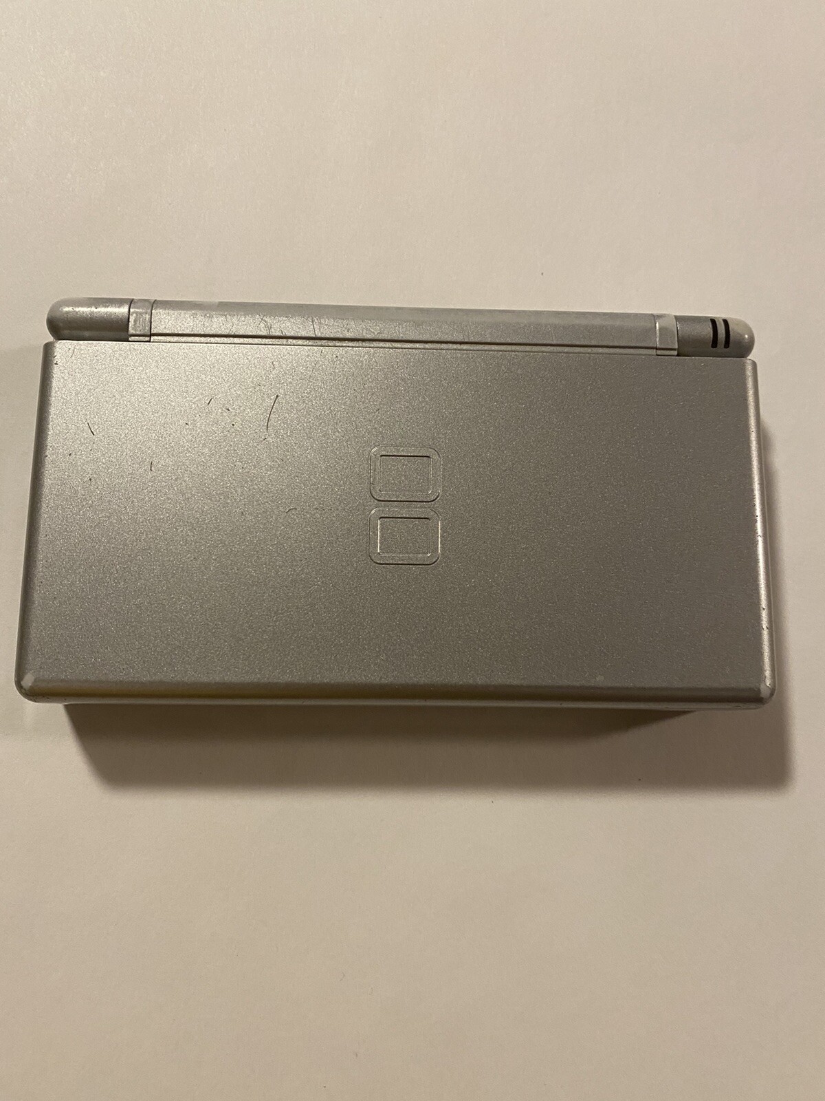 Nintendo DS Lite Launch Edition Silver System “For Parts Or Repair Sold As Is”