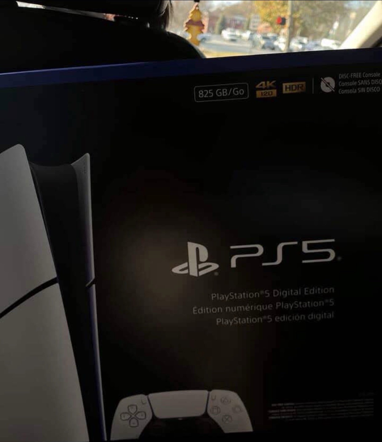 Sony PlayStation 5 Digital Edition 825GB Console + DualSense, 4K HDR W/B