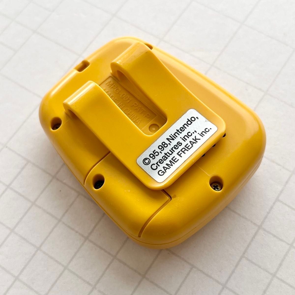 Nintendo Pocket Pikachu Yellow MPG-001 Pedometer Tested Working Cleaned Japan