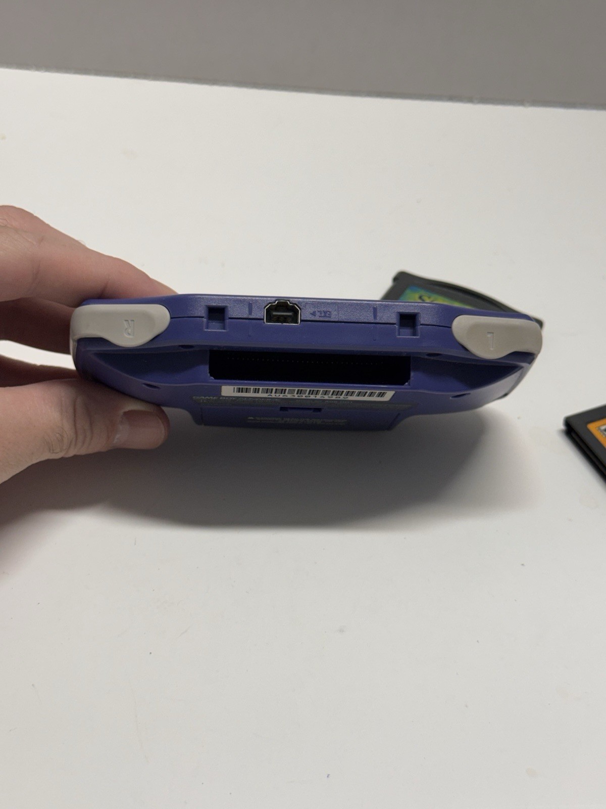 Game Boy Advance Indigo – AGB-001 Nintendo Console – Tested/Working 2 Games