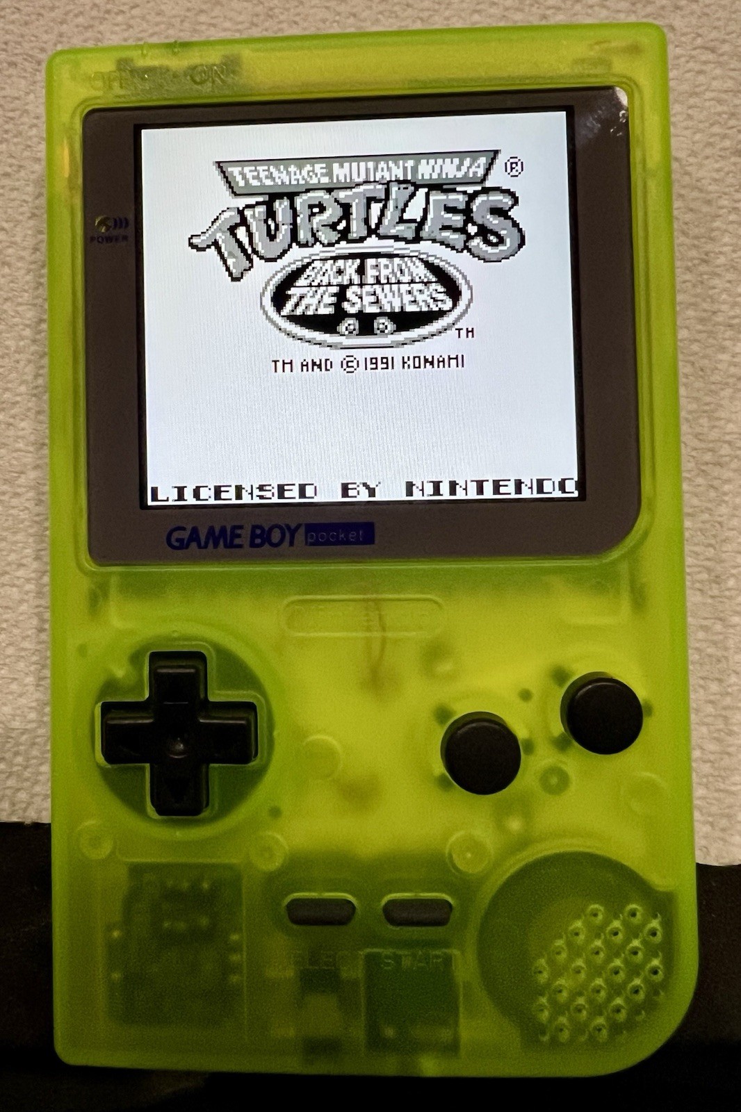 Nintendo Game Boy Pocket IPS Backlit Screen-New Shell, Glass Lens