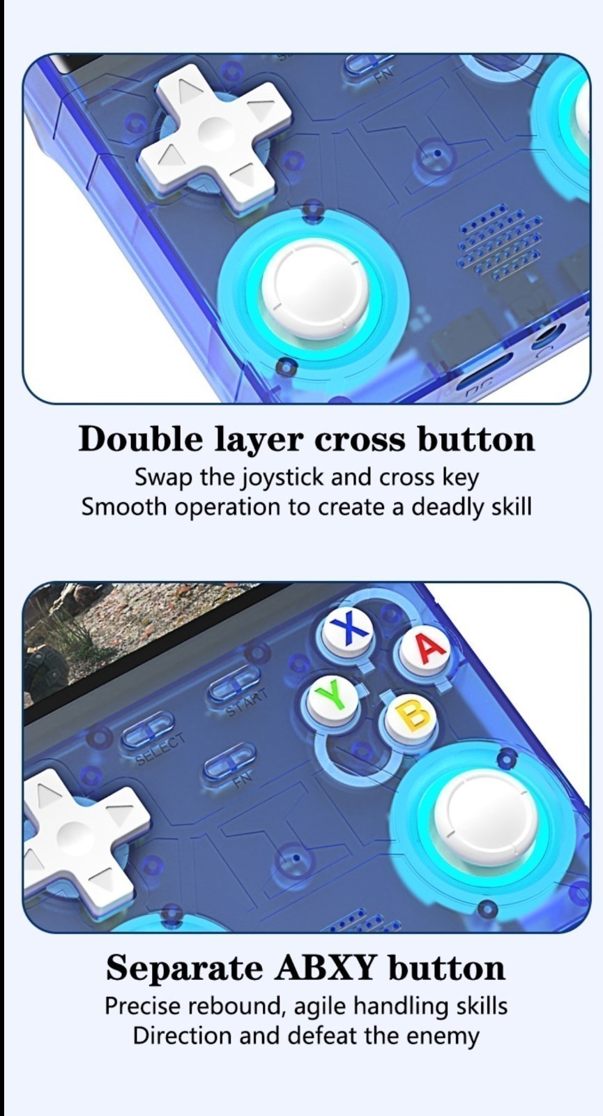 R36 Ultra Handheld Game Console 64GB -128GB With Wi-Fi Support Double Joystick