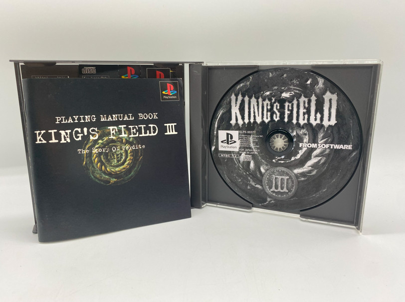 PS2 Playstation2 Kings Field 1 2 3 4 Slim Console Black CB NTSC-J SCPH-70000 set