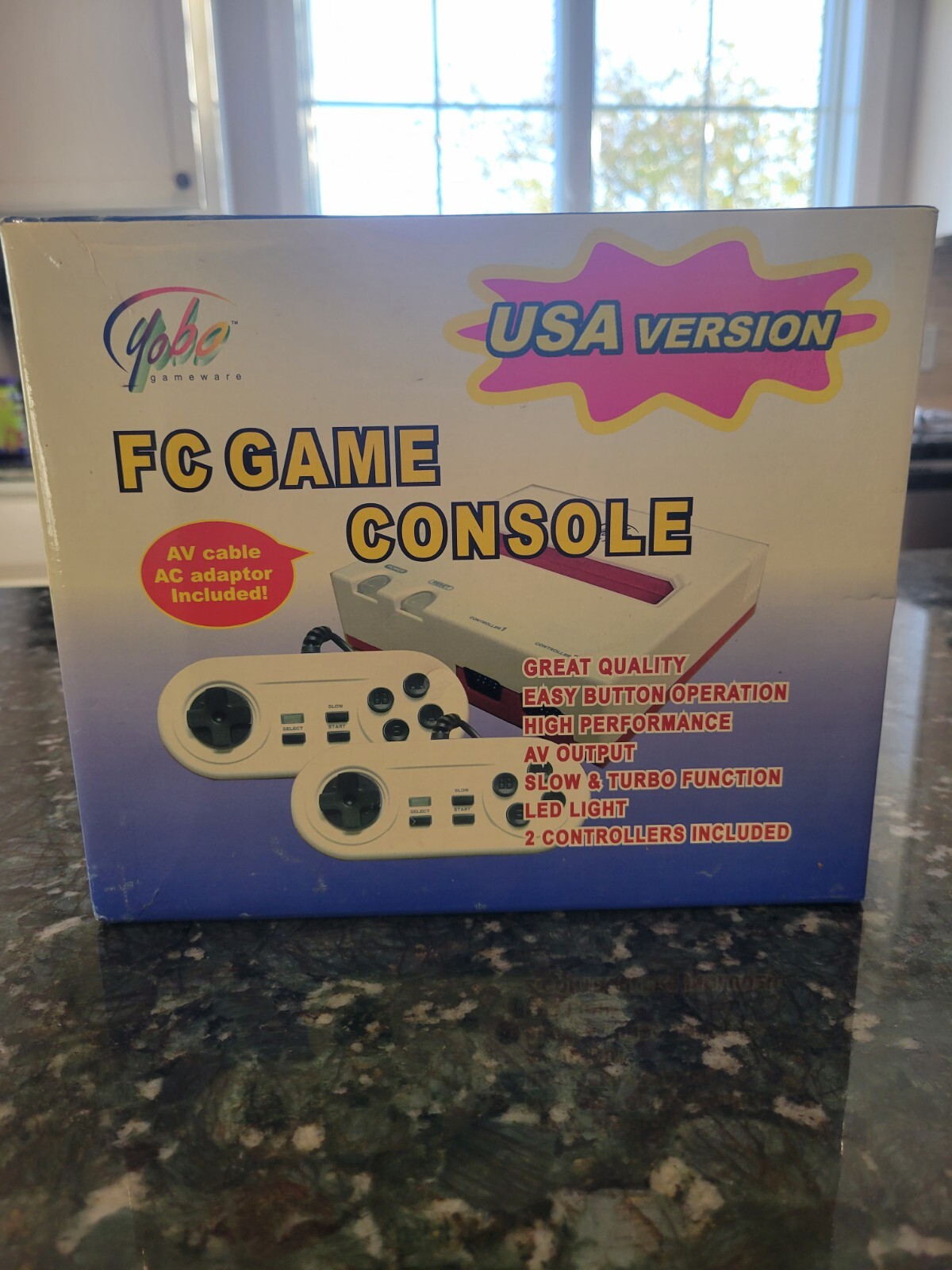 Yobo Gameware FC Launch Edition Silver and Black Console – New In Box