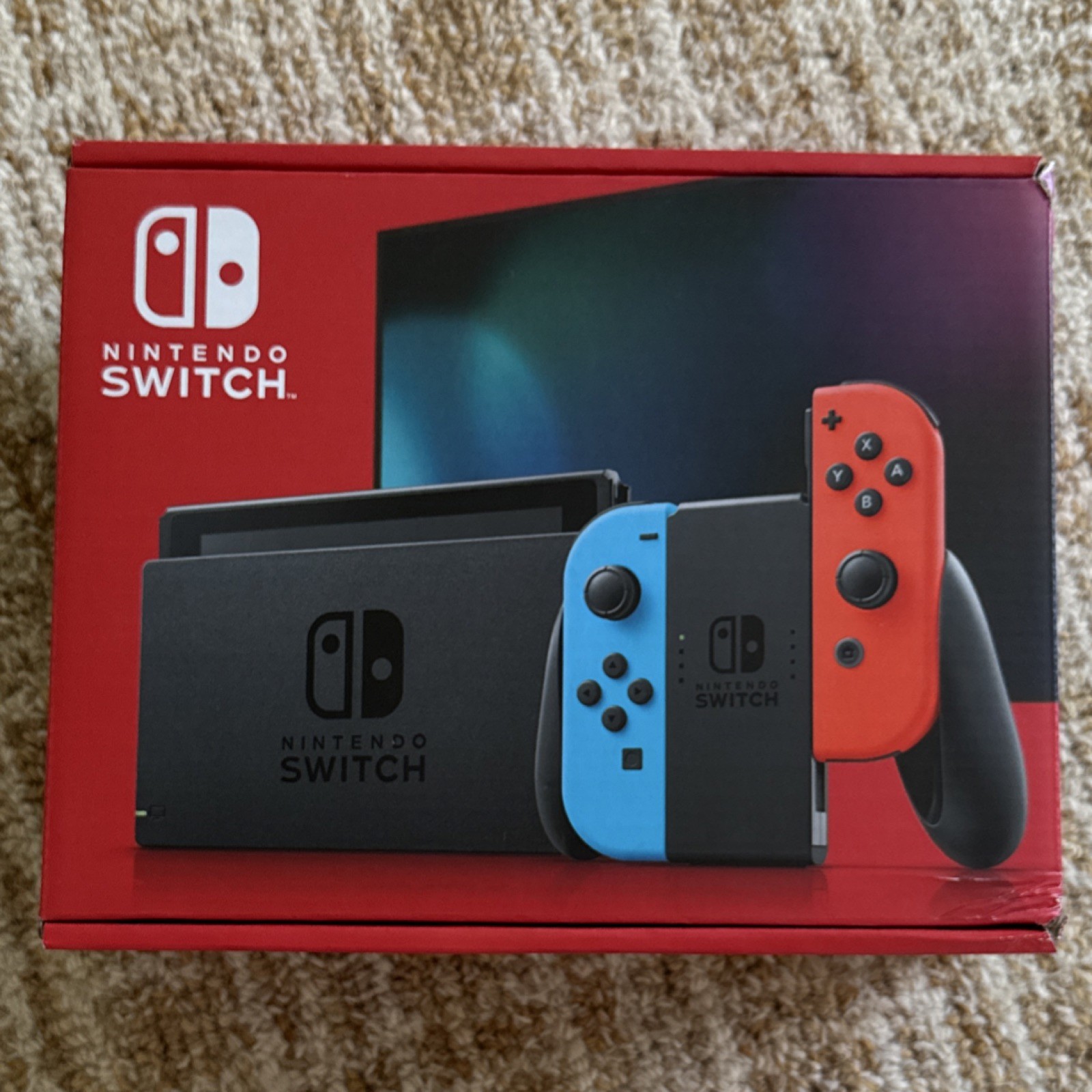 Nintendo Switch Console Neon Blue & Red Joy-Con Wi-Fi HDMI USB-C Handheld