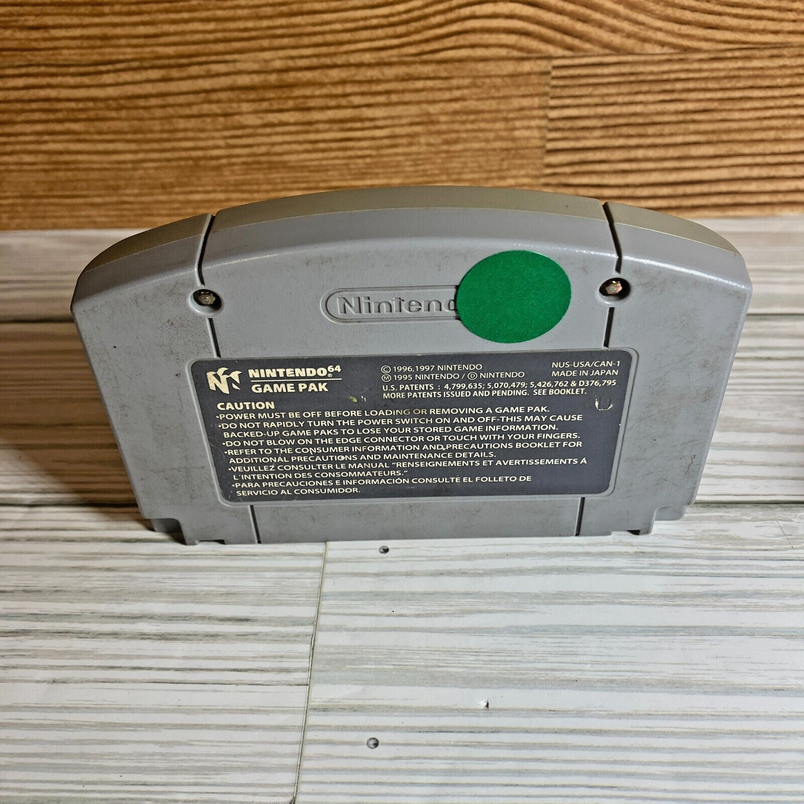 Nintendo 64 N64 System Console OEM Bundle Lot w/ Mario Game – No AV