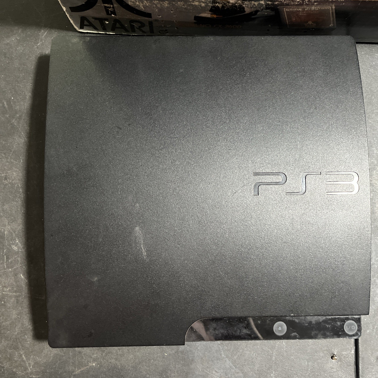 Sony PlayStation 3 Slim PS3 320GB Black Console Gaming System CECH-3001B Tested