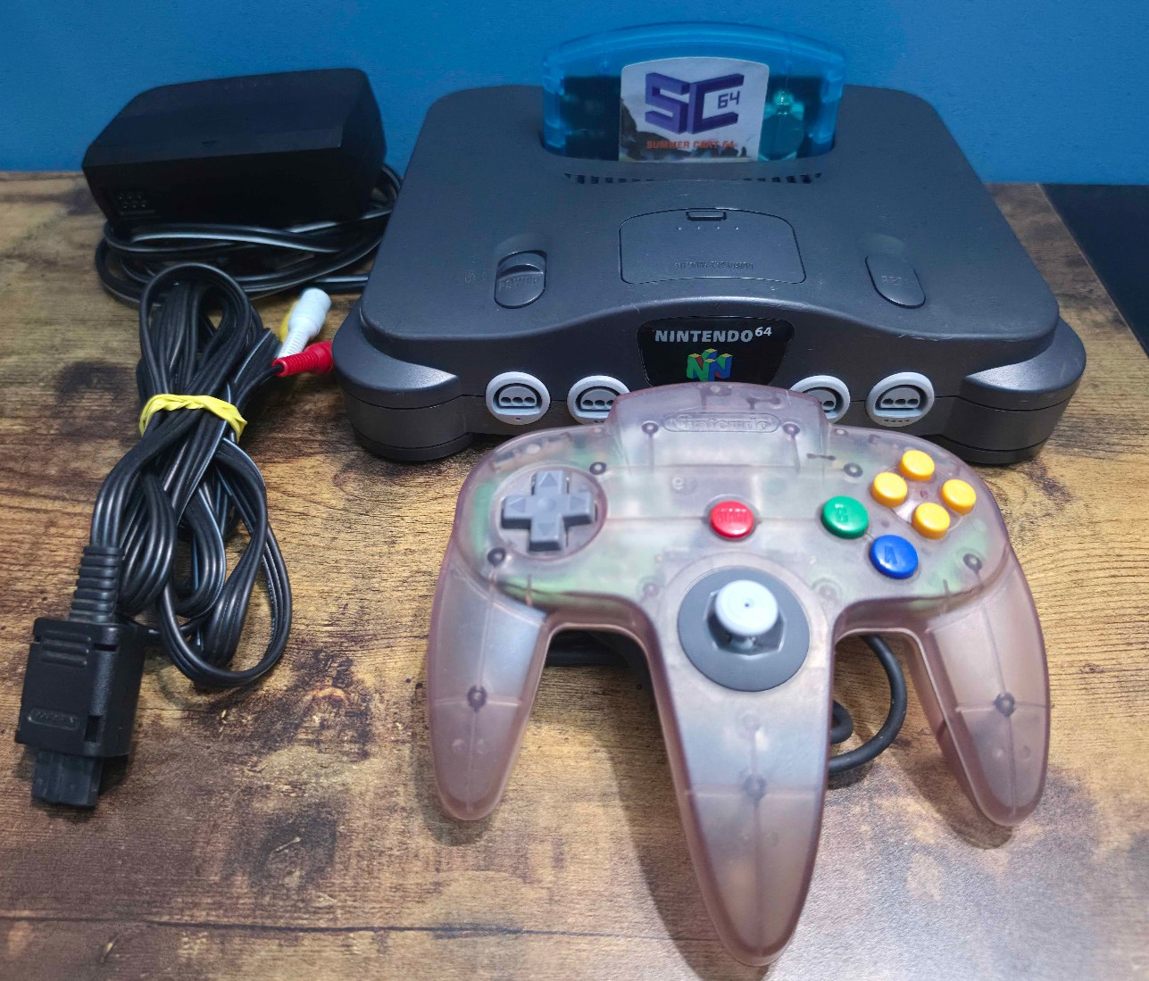 Nintendo 64 Complete OEM bundle With Preloaded Summercart 64