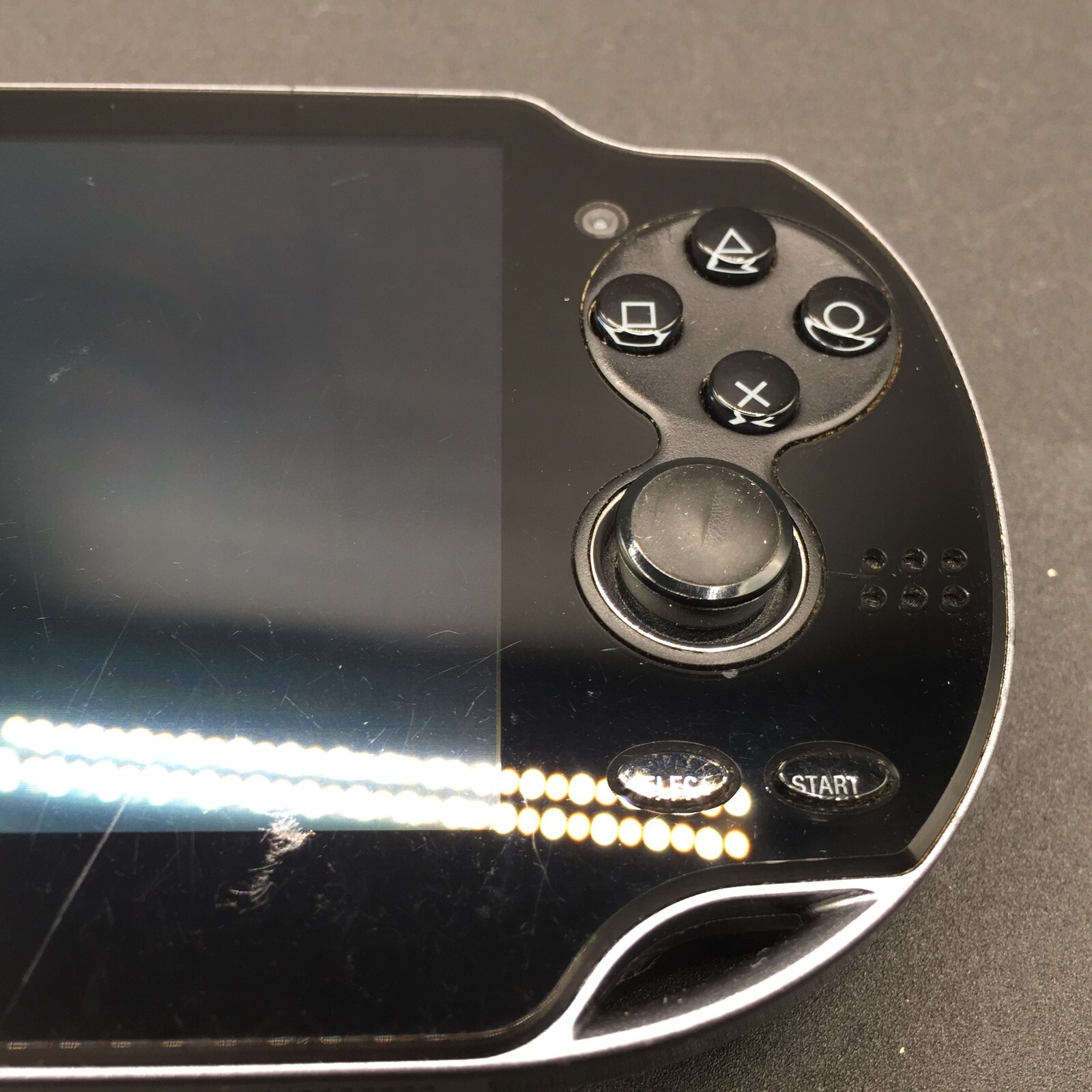 【Very Good】Sony PS Vita PCH-1100 Crystal Black 3G/Wi-Fi Model Console only #Toy0