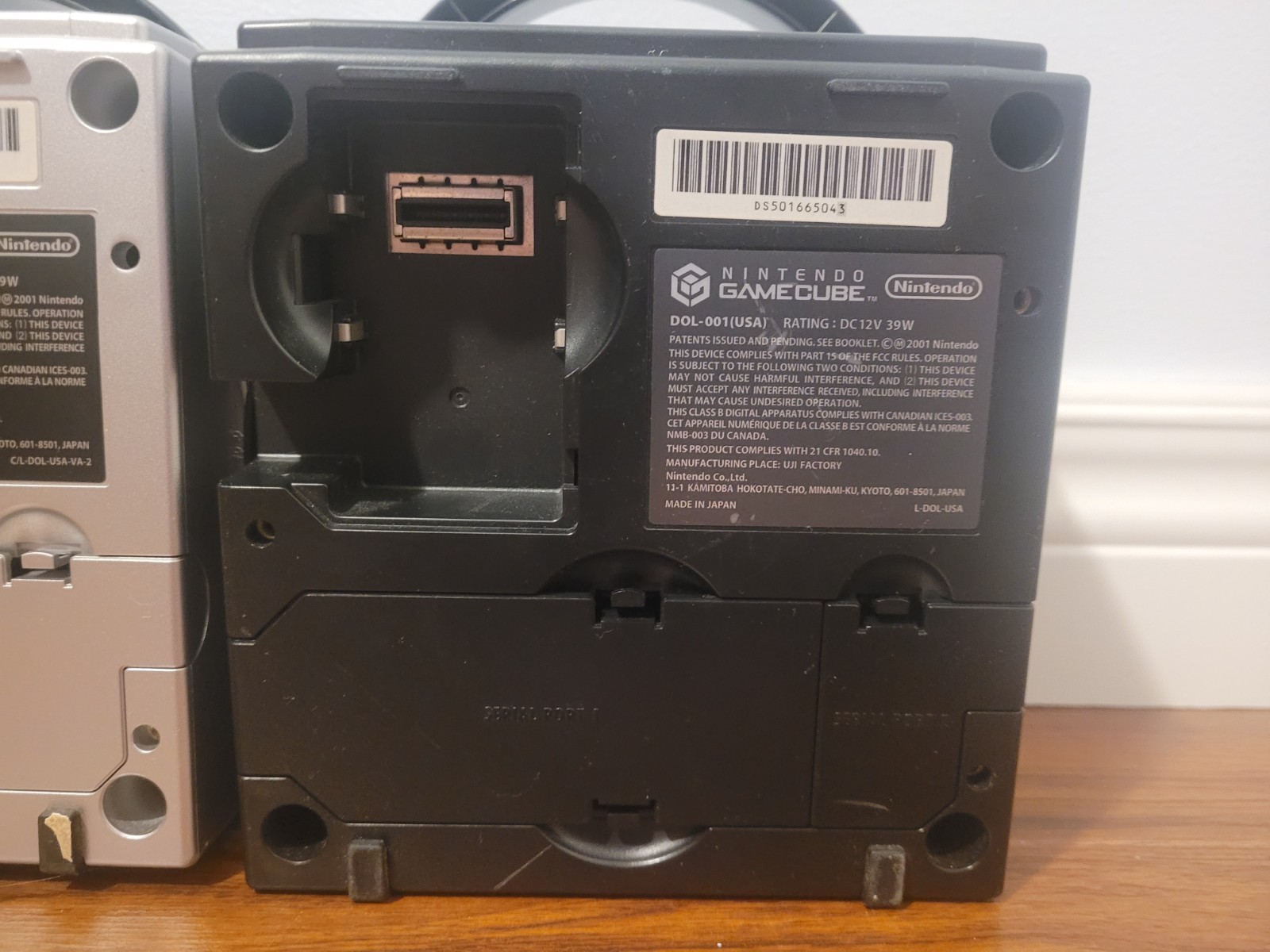 Nintendo GameCube Silver DOL-101 & Black DOL-001 Consoles Only Parts or Repair