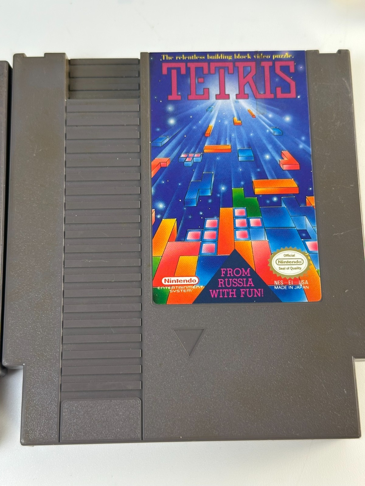 Nintendo NES Console Tested w/ Tetris Dr Chaos RC Pro-Am 3 Games Relive the 80s!