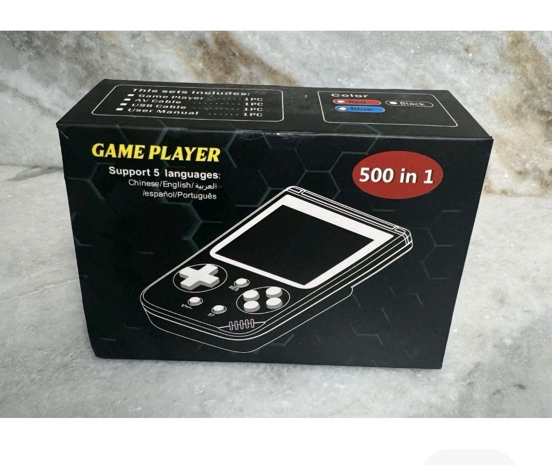 Game player 5 In 1 Retro games blue