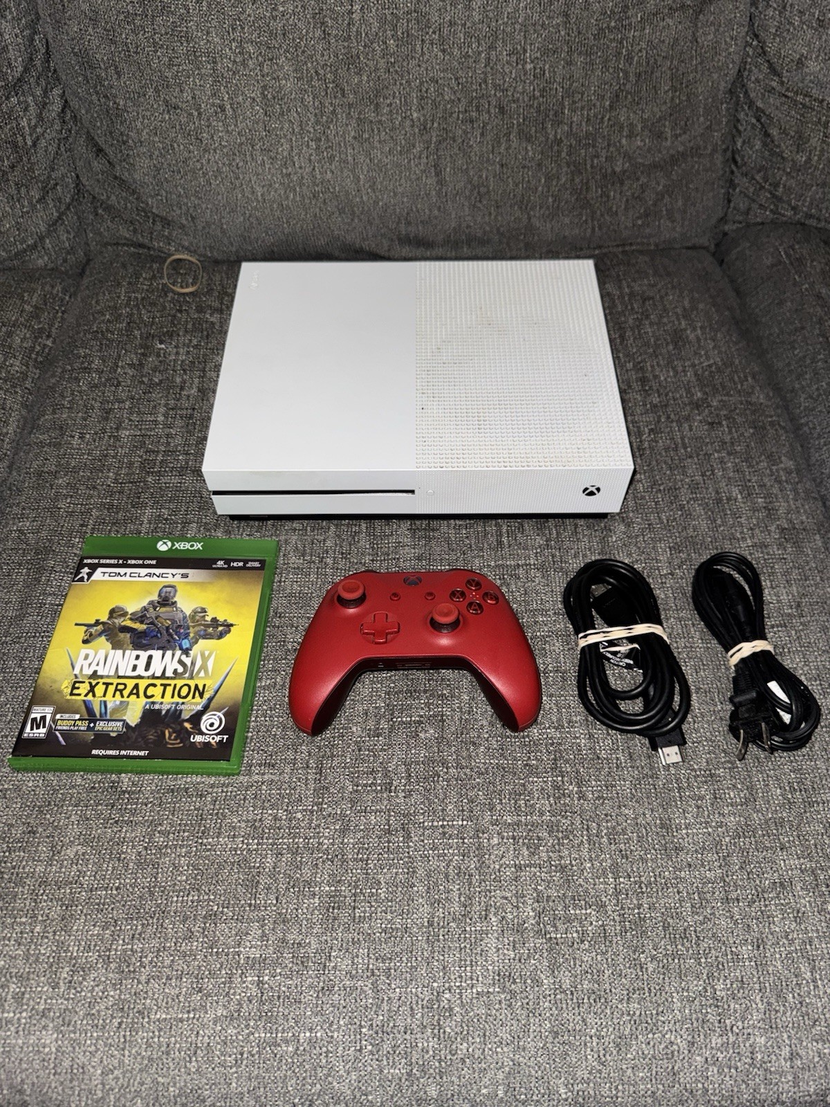 XBOX ONE + CONTROLLER + GAME + HDMI + POWER CORD CLEAN COLLECTORS FAST SHIP AAA+