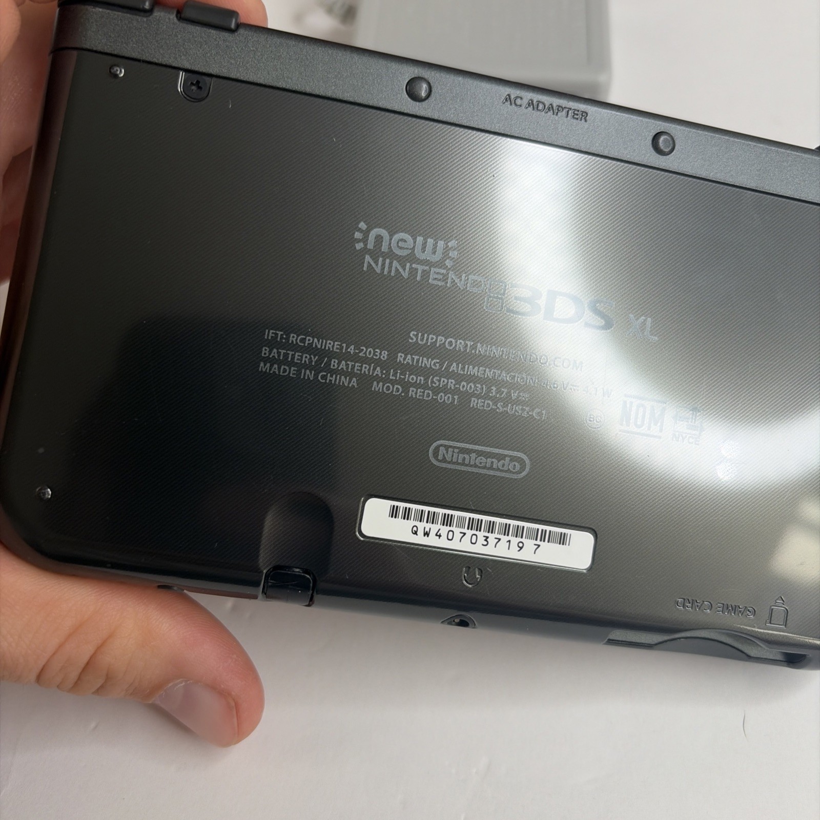 Clean! New Nintendo 3DS XL Gray Black Console Charger Stylus US Version