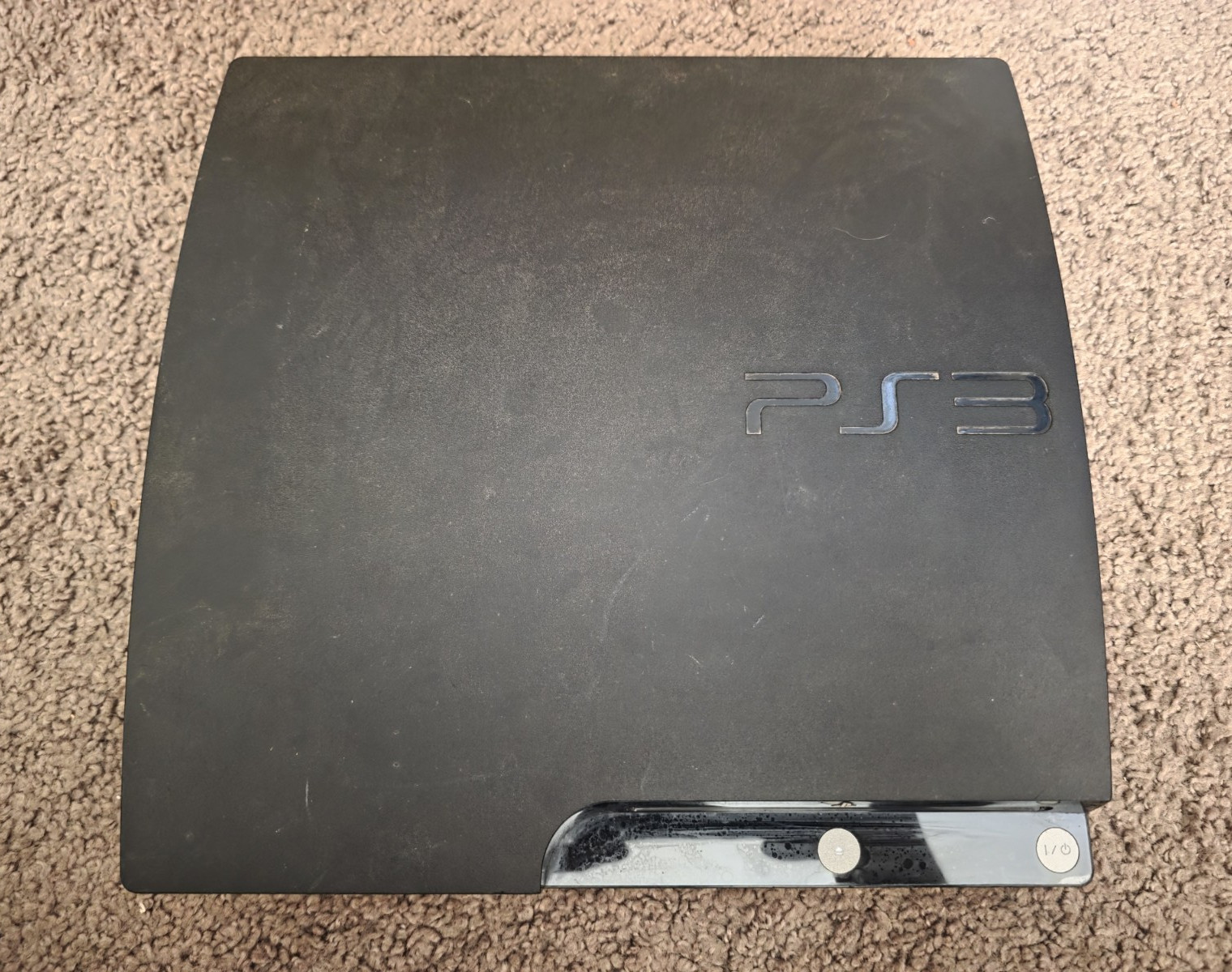 Sony PlayStation 3 Slim 160GB Black HDMI 1080p w/ Red Controller & COD Ghosts