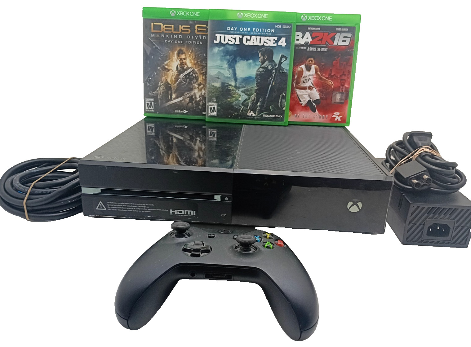Microsoft Xbox One 500GB Console w/ 3 ganes & controller – Fully Functional