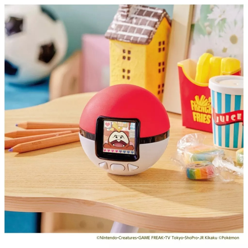 Pokemon Pokenade Monster Ball LCD Toy Bilingual English/Japanese Interactive Pet