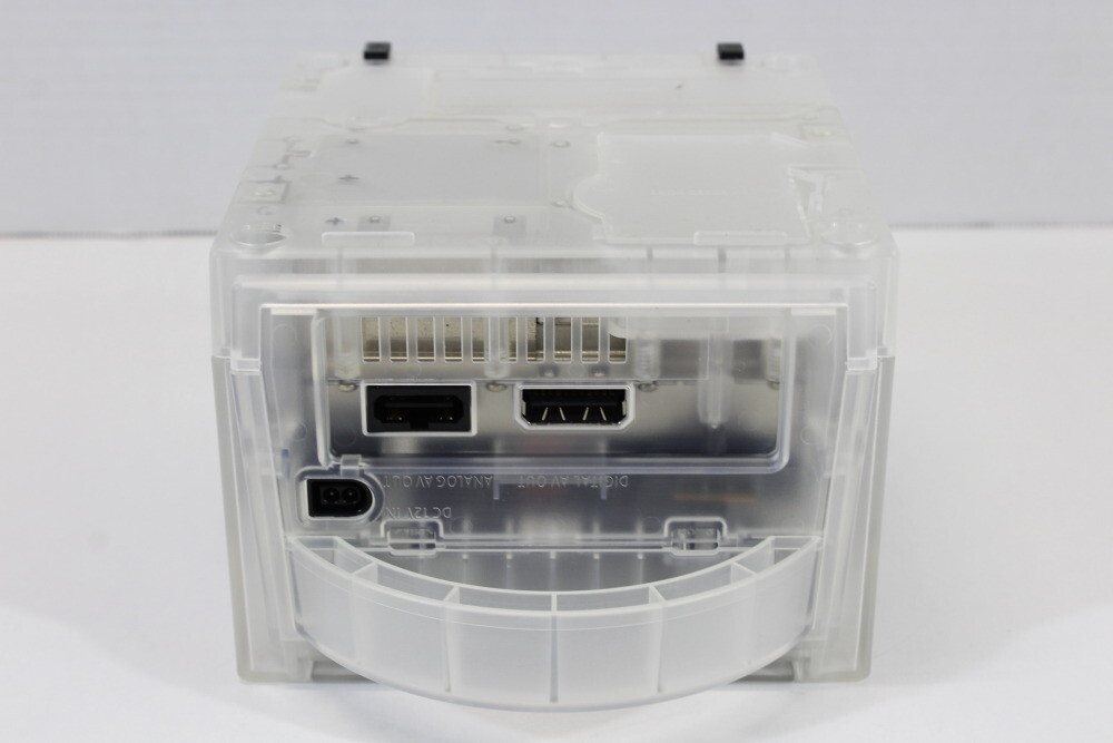 Nintendo Gamecube Console Clear Transparent White NTSC-U/C DOL-001 GC RGB LED