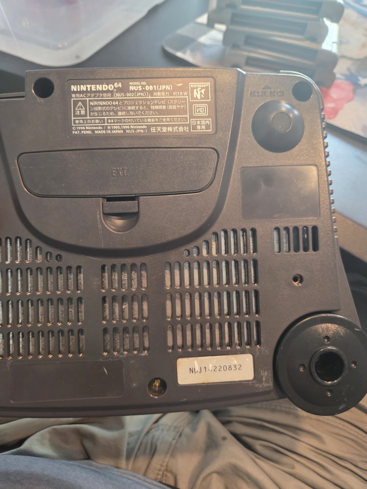 Nintendo 64 N64 Black Console NUS-001 JPN Tested 4 Games 2 Controllers & Cables