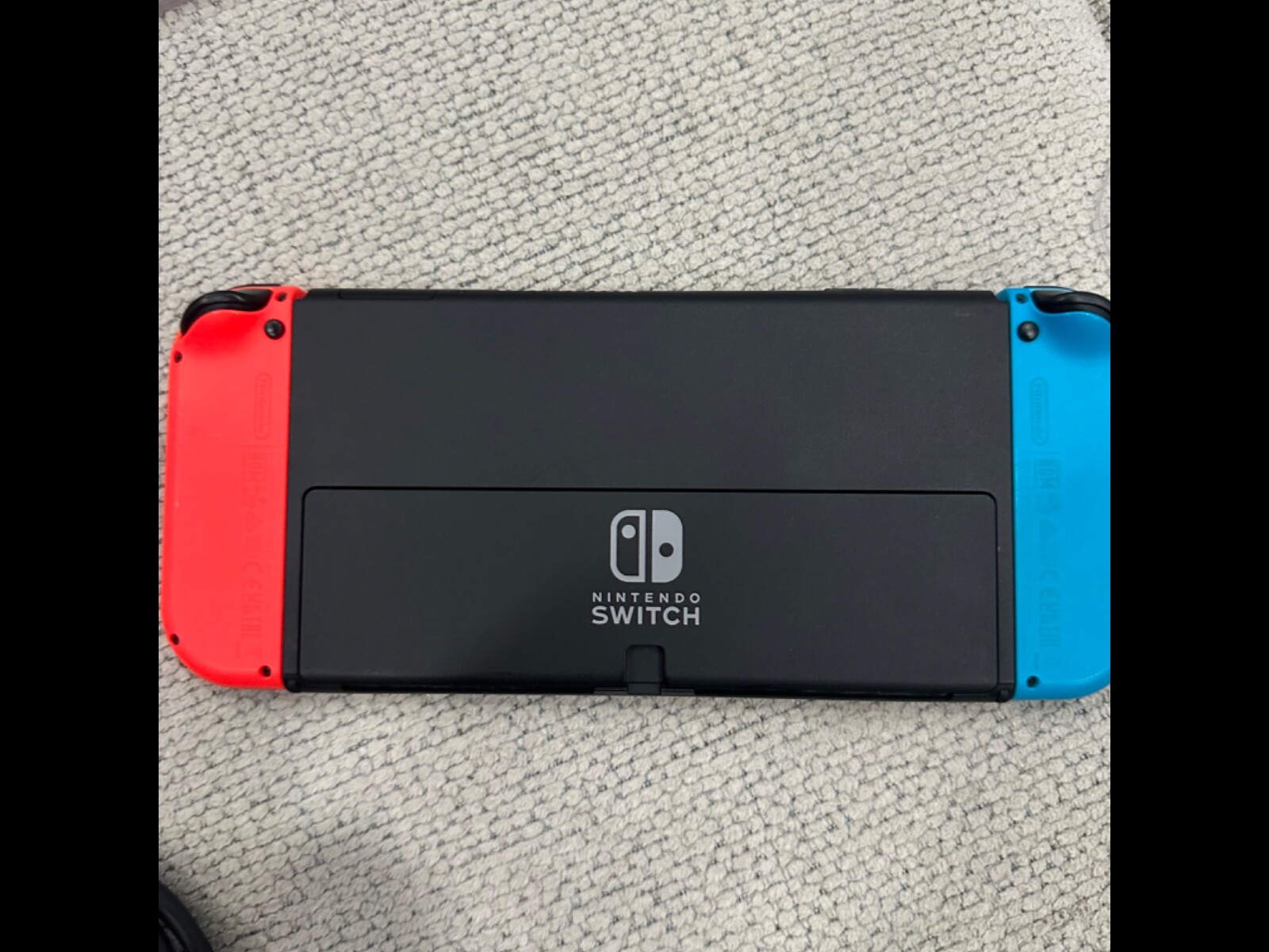 Barley used Nintendo Switch OLED Model-64GB Red/Blue with many games,accessories