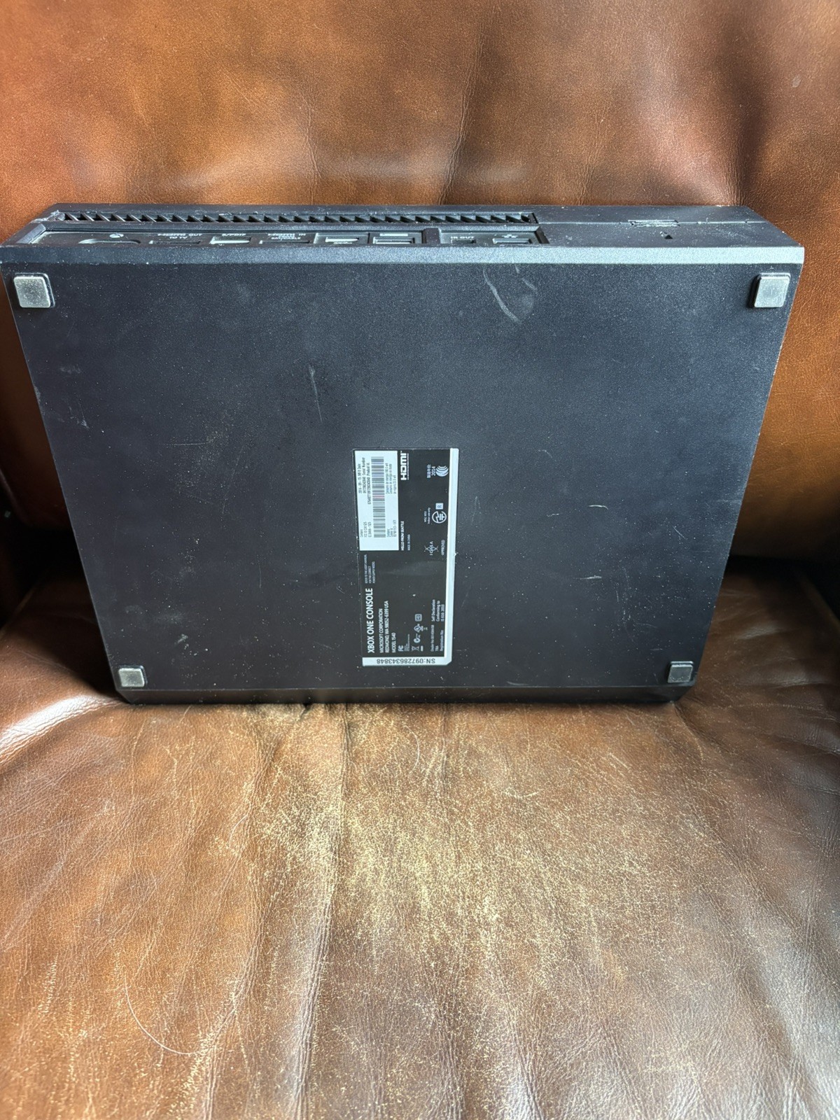 MICROSOFT XBOX ONE GAMING CONSOLE | 1540 | 500GB | BLACK | NO POWER CABLE/ PARTS