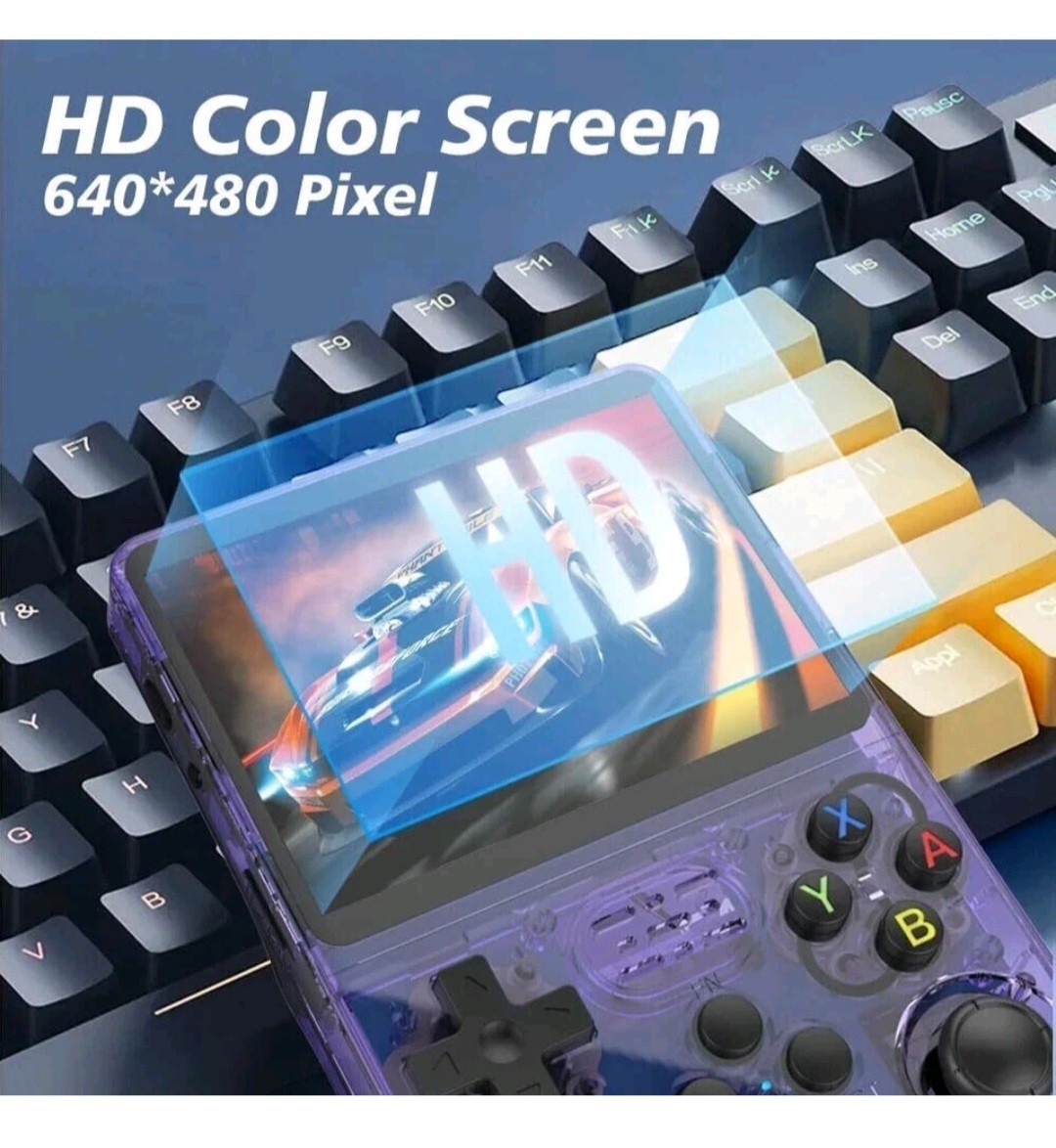 R36S Retro Handheld Video Game Console 20000 Games 3.5 Inch IPS Scree