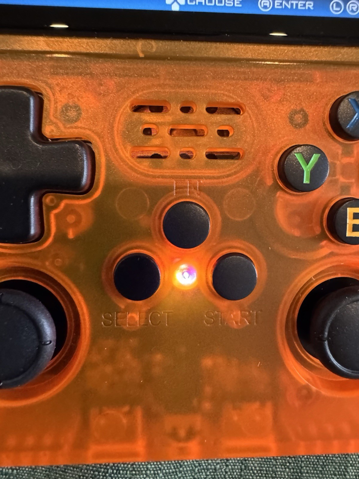 R36S Open Source Handheld Game Console, 3.5″ IPS Screen, 640×480, Orange