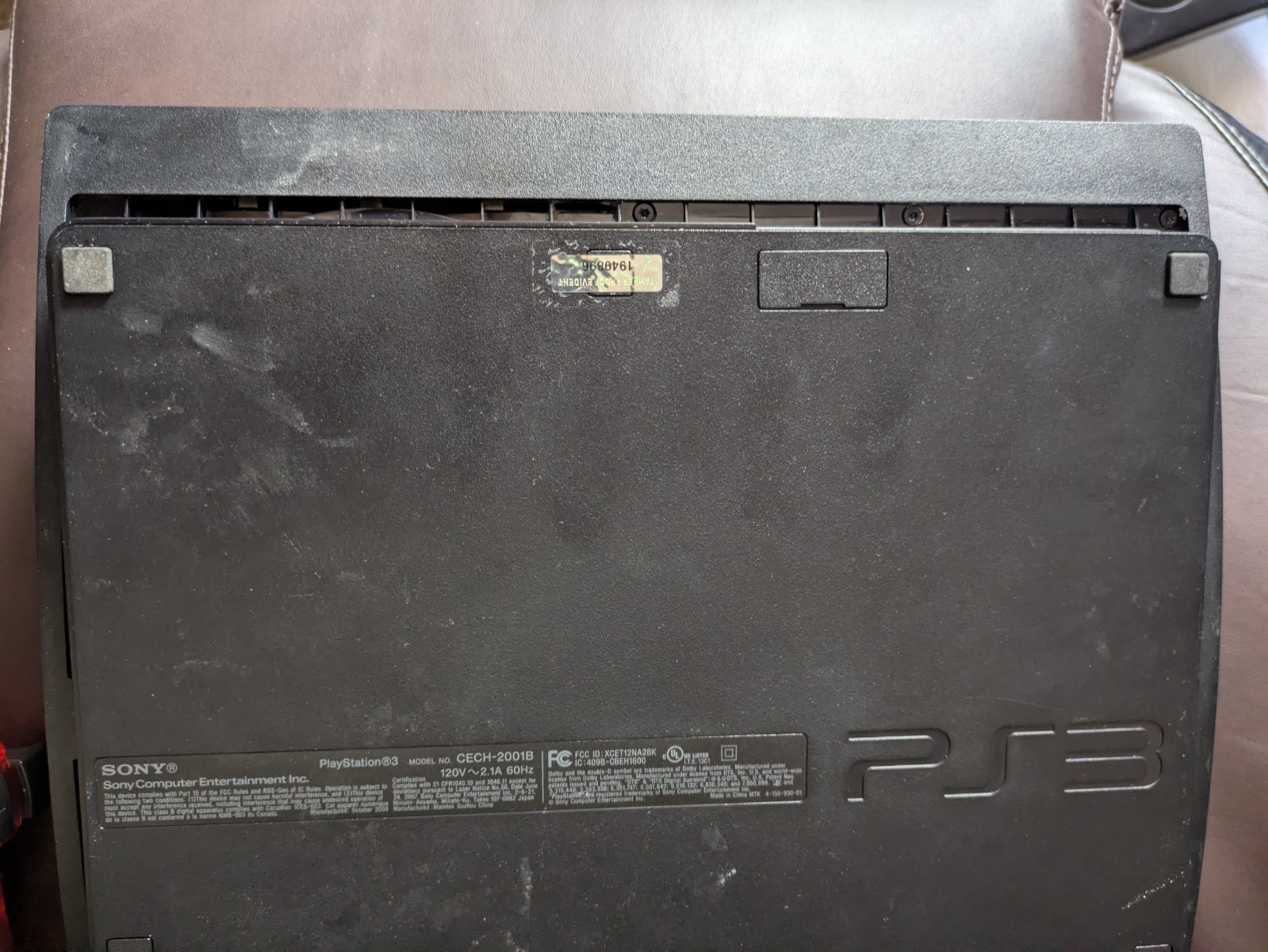 PS3 Slim 160gb | New Thermal Paste + Battery | Cords/Controller – CECH-2001B