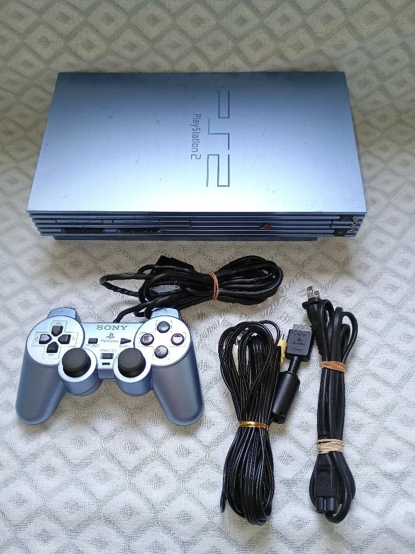 Ps2-Play Station 2-Console-Blu-Jap