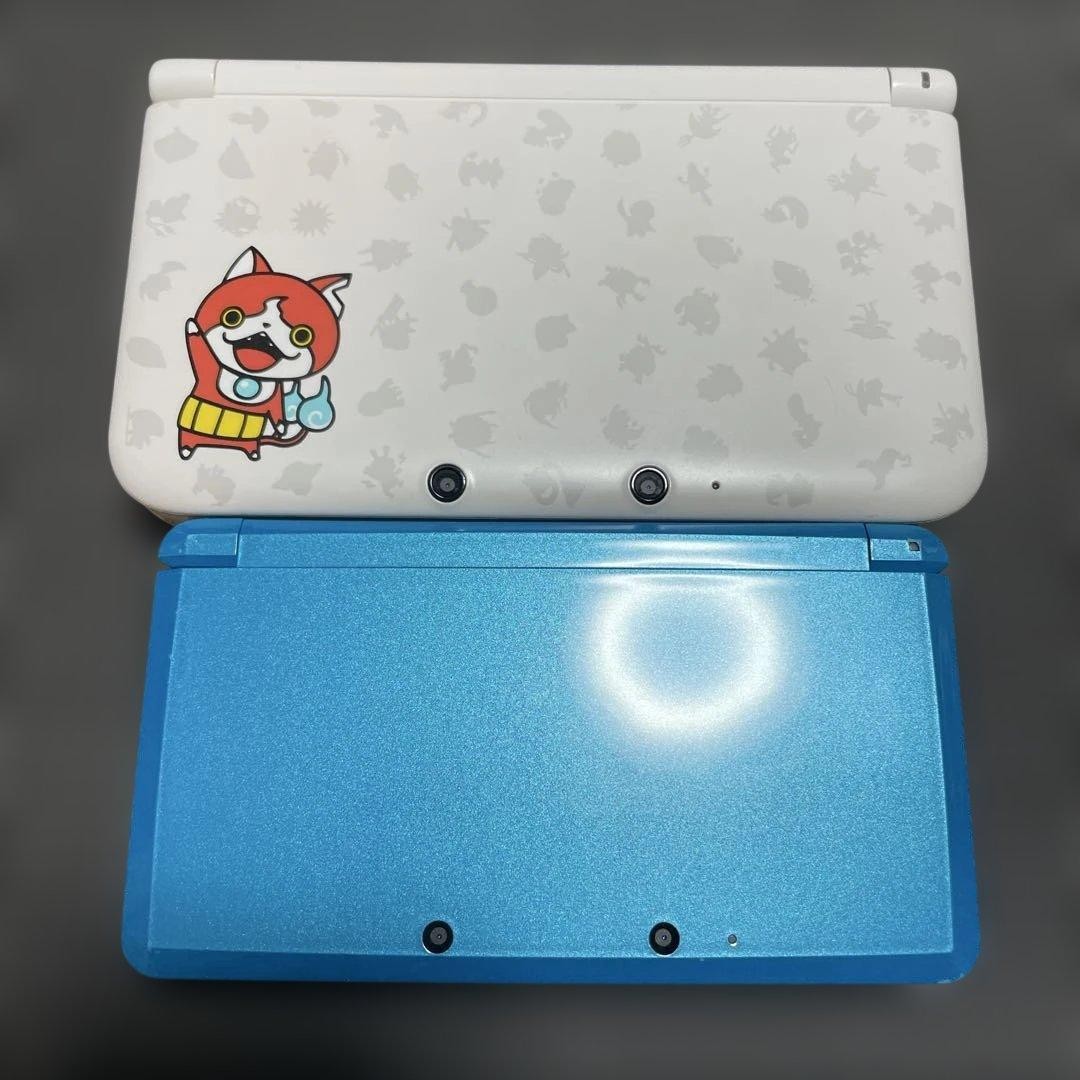 3DS/2DS/DS 3Dsll Jibanyan Pack 3Ds Light Blue Body Only Somewhat Difficult Japan