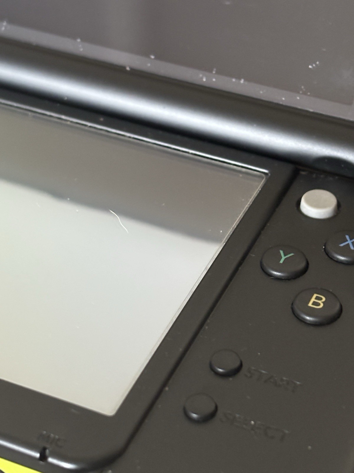 Nintendo New 3DS LL XL Lime Black Console Tested Working Charger Japanese