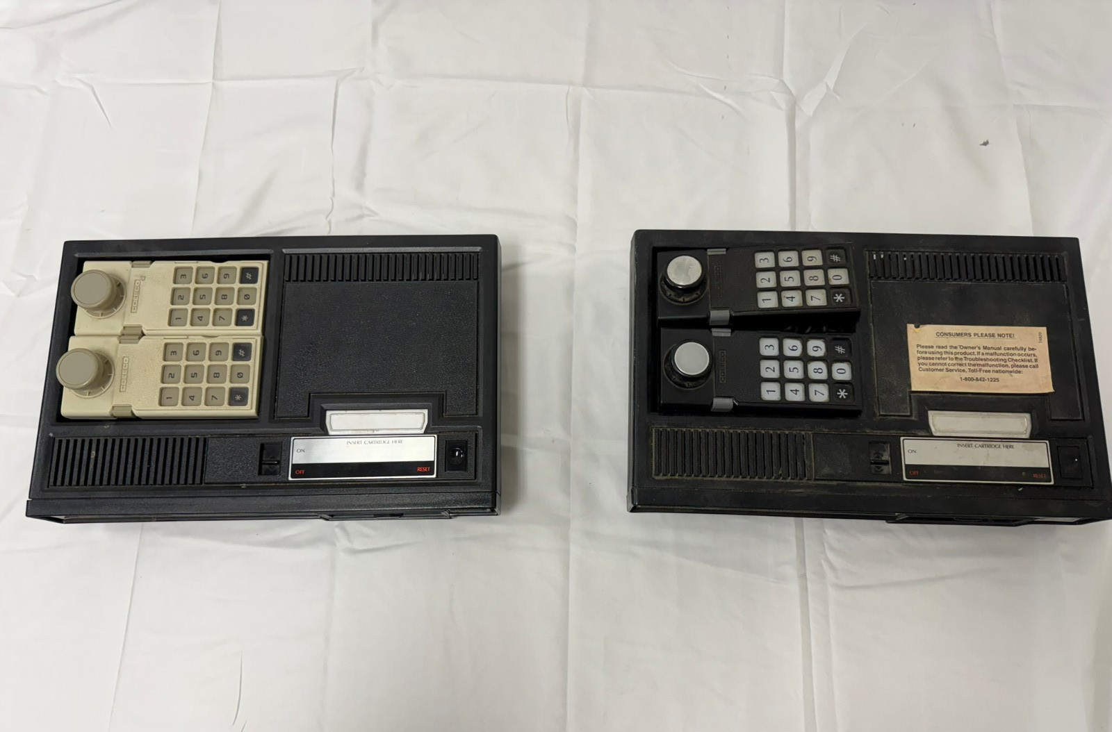 Colecovision Console Model 2400 – 2 Units With Controllers – Untested/For Parts