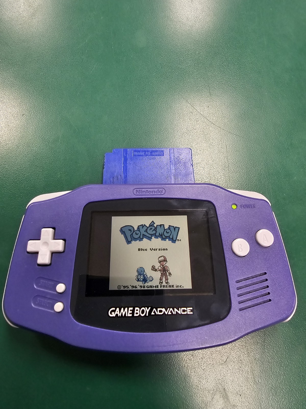 Nintendo Game Boy Advance Handheld System Indigo NEW SCREEN