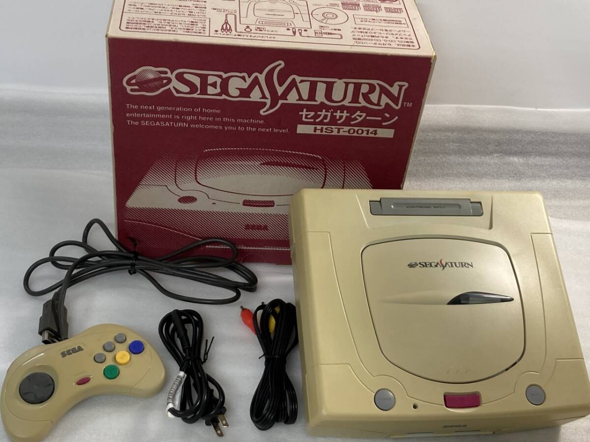 Sega HST-0014 HST-3220 Sega Saturn Console Set JAPAN
