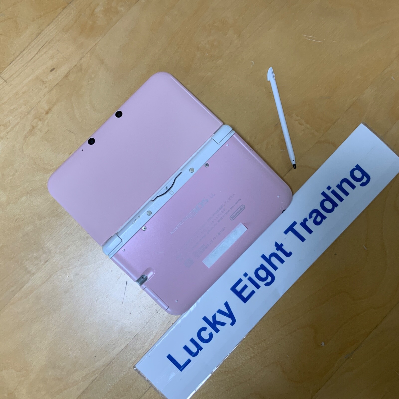 Nintendo 3DS XL LL Pink White Console Stylus Japanese ver [H]