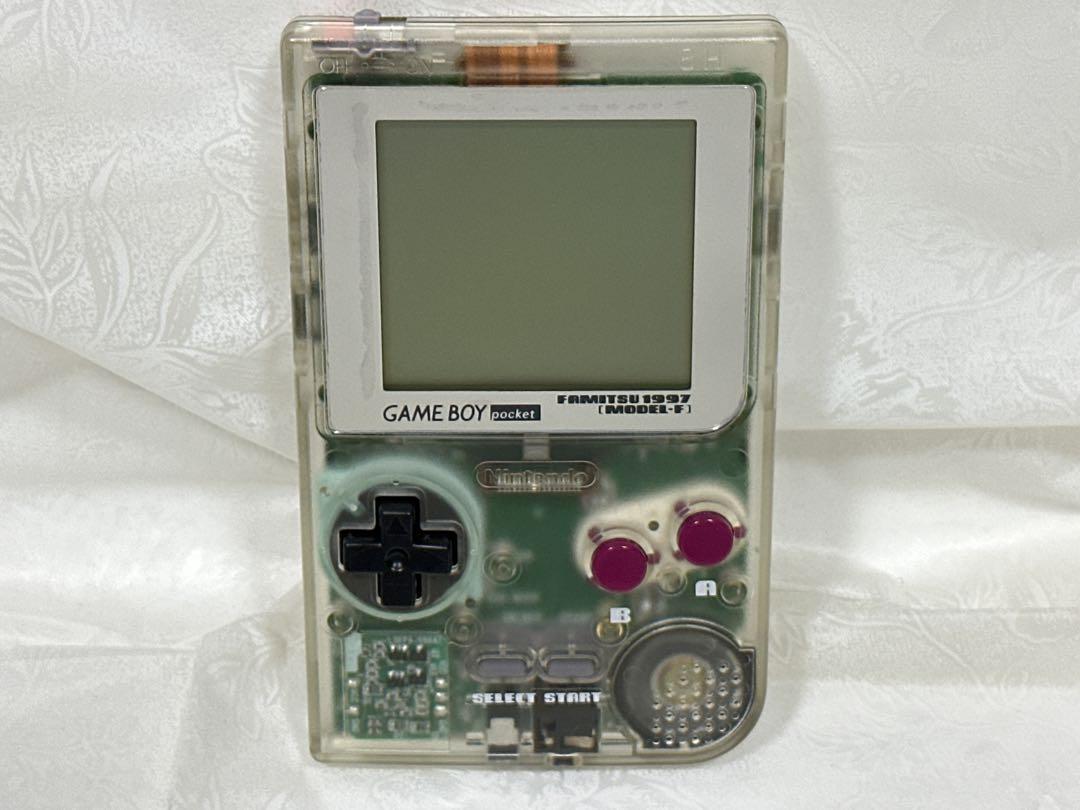 Nintendo Gameboy Game Boy Pocket Clear Skeleton Famitsu Limited Model F Tested