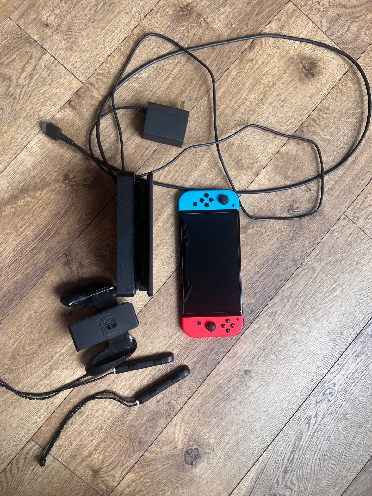 Nintendo Switch OLED Handheld Console – 64GB – Black/Neon Red/Neon